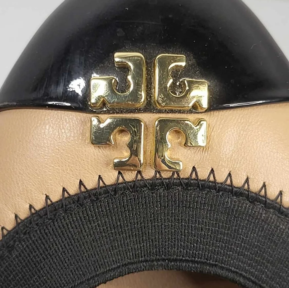 Tory Burch. Jolie‎ Two-Tone Ballet Flat. Size 7 M